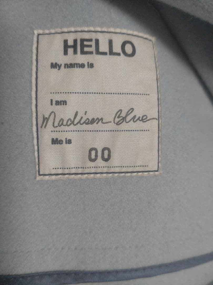 MADISON BLUE★ 水色 パール チェスターコート　サイズ0