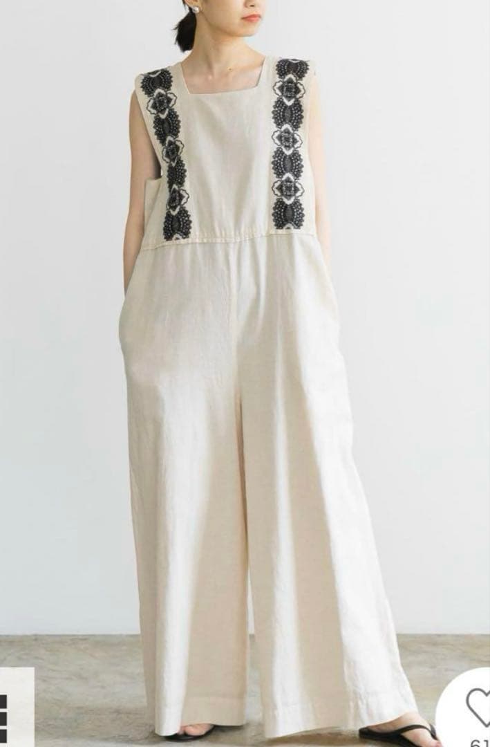 かぐれ　オールインワン　刺繍