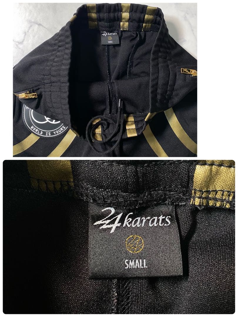 【美品】24karats　セットアップ　ジャージ　岩田剛典 　Lサイズ相当　金