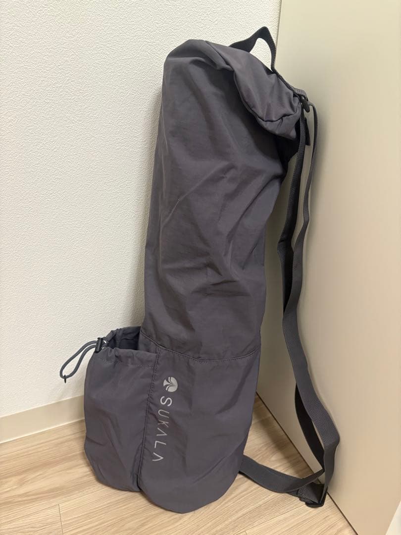 【SUKALA】リバーシブルヨガマット6mm lava 収納バッグ付き アクア