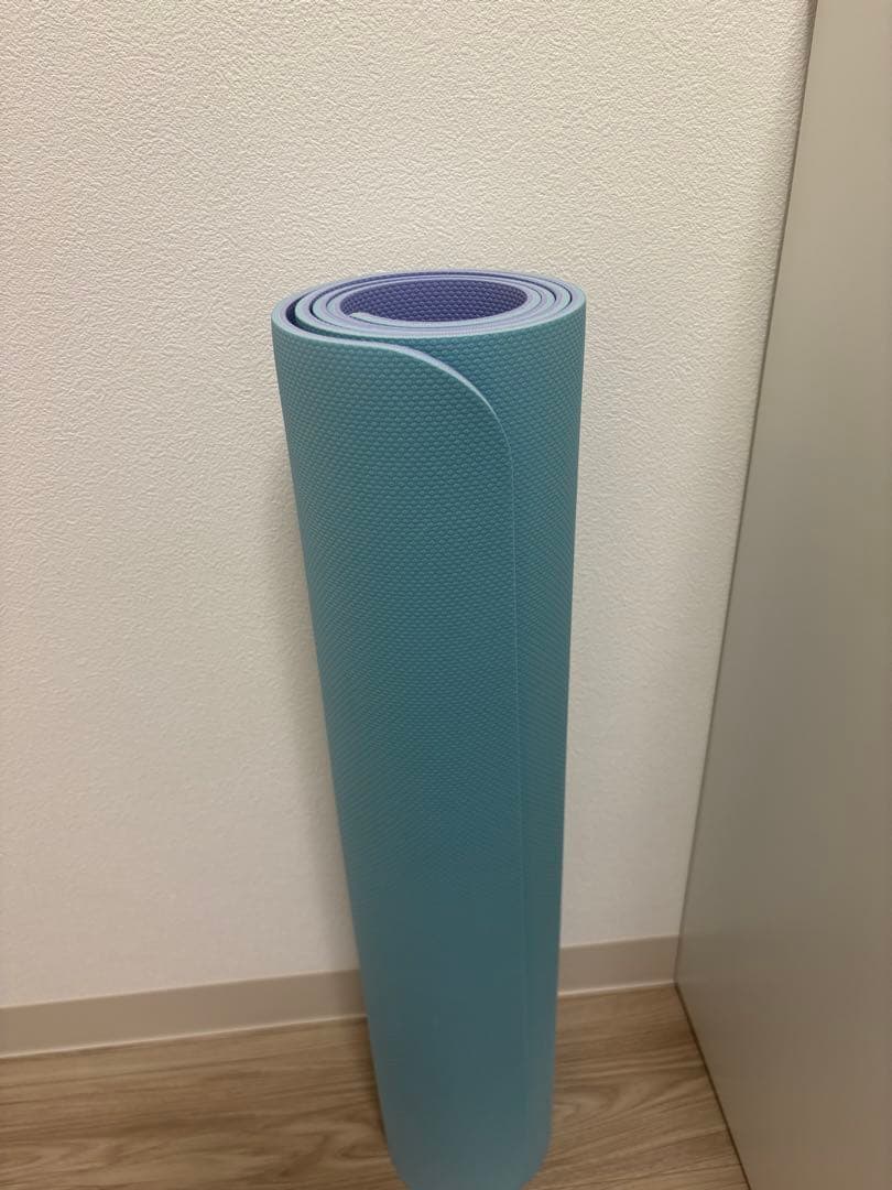 【SUKALA】リバーシブルヨガマット6mm lava 収納バッグ付き アクア