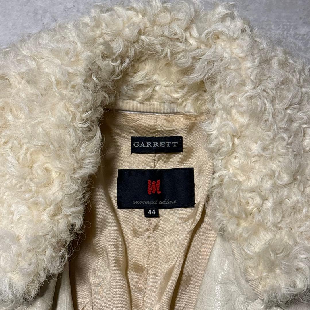 希少カラー Y2k GARRETT leather coat イタリア製 牛羊