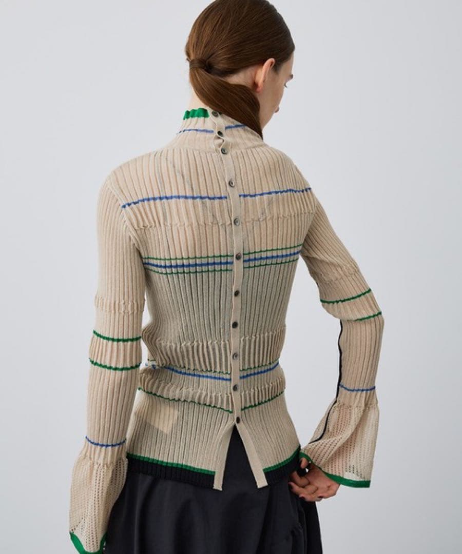 ユナイテッドトウキョウ マルチカラーシャーリングニット