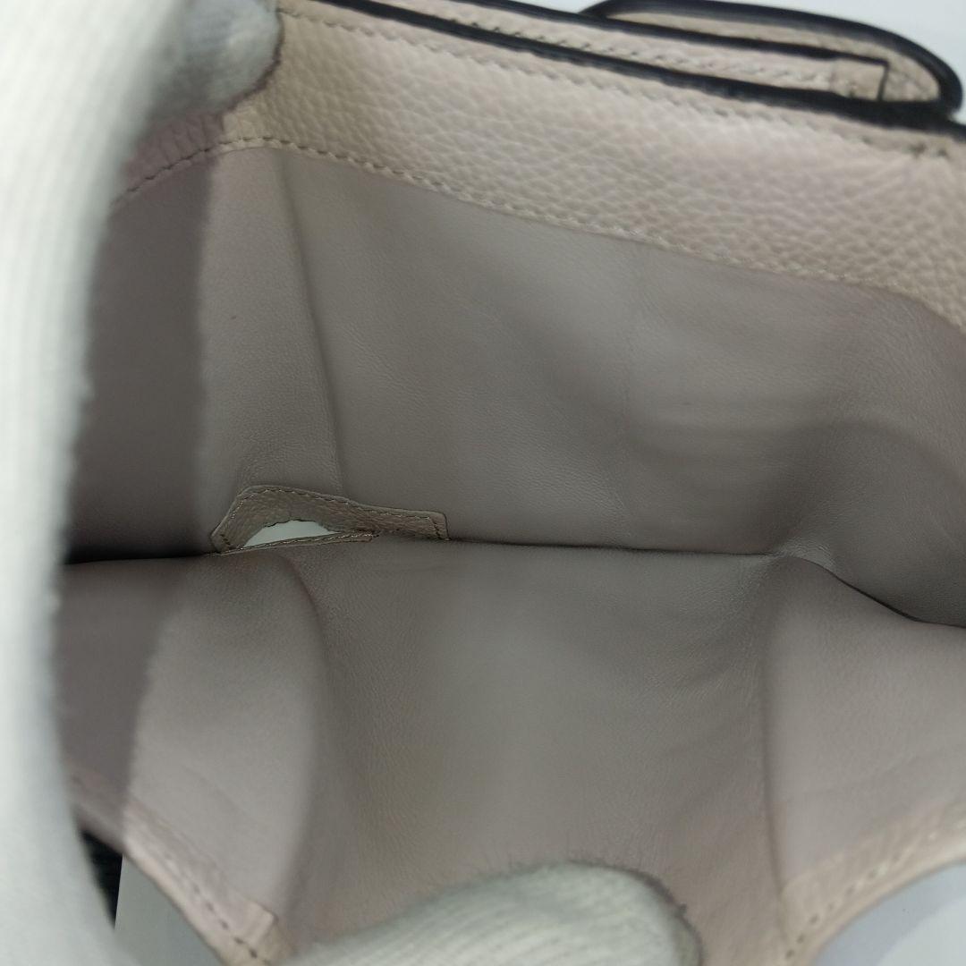 KM012 クロエ 美品 アルファベット 3つ折り財布 箱付き ゴールド金具