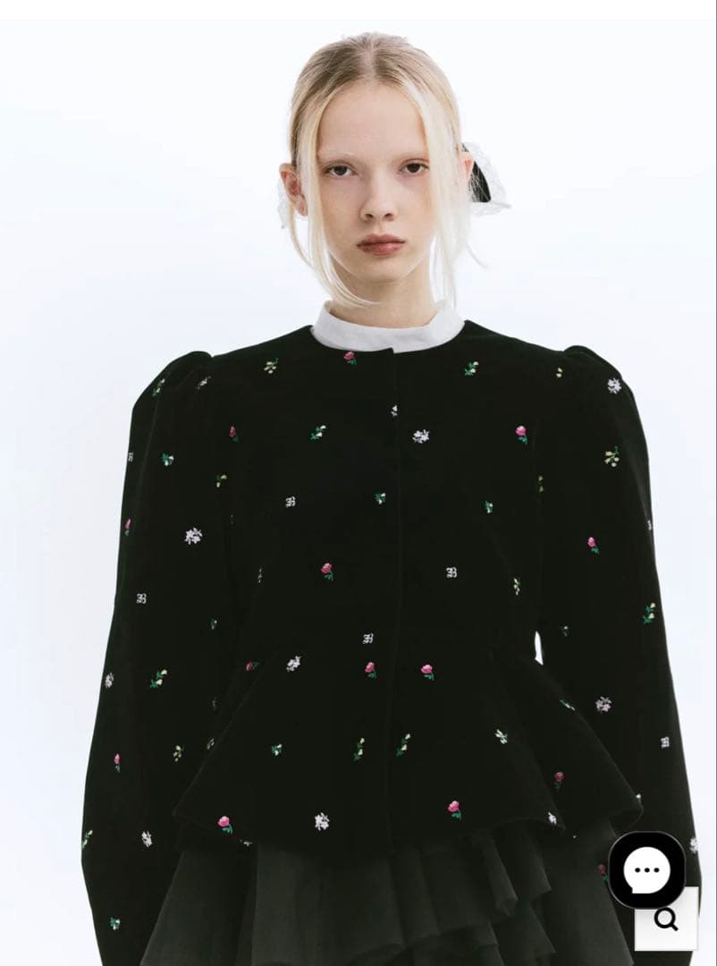 ジャケット・アウター Bibiy B. STARRY PEPURAMU CARDIGAN