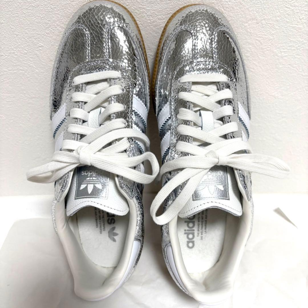 大人気 アディダス オリジナルス 25cm サンバ OGシルバー