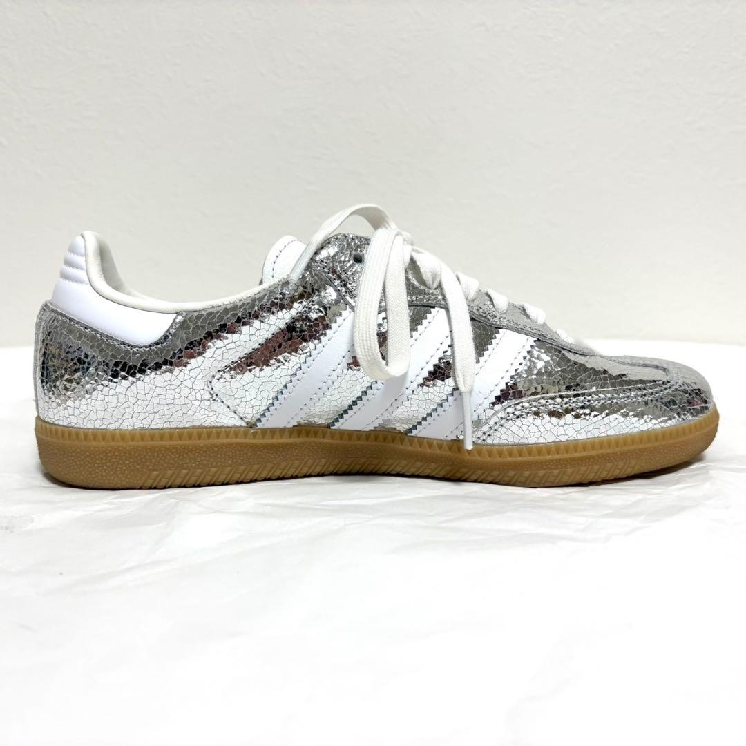 大人気 アディダス オリジナルス 25cm サンバ OGシルバー
