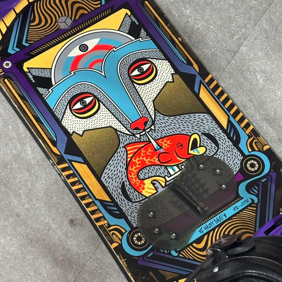 K2 FASTPLANT 160cm スノーボード バイン付き B41