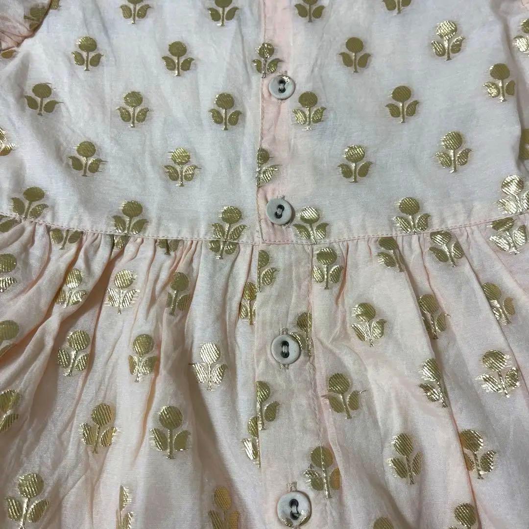 トップス Bonjour diary HANDSMOCK BLOUSE 6y