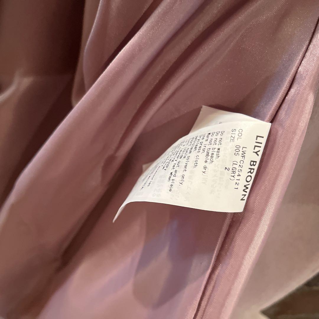 新品未使用Lily brownリリーブラウンチェスターコート2025新作