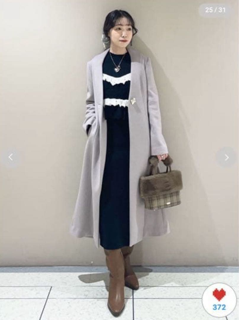 新品未使用Lily brownリリーブラウンチェスターコート2025新作