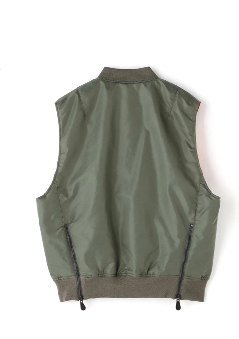 AVIREX MA-1 ベスト /MA-1 VEST メンズ L 401 セージ