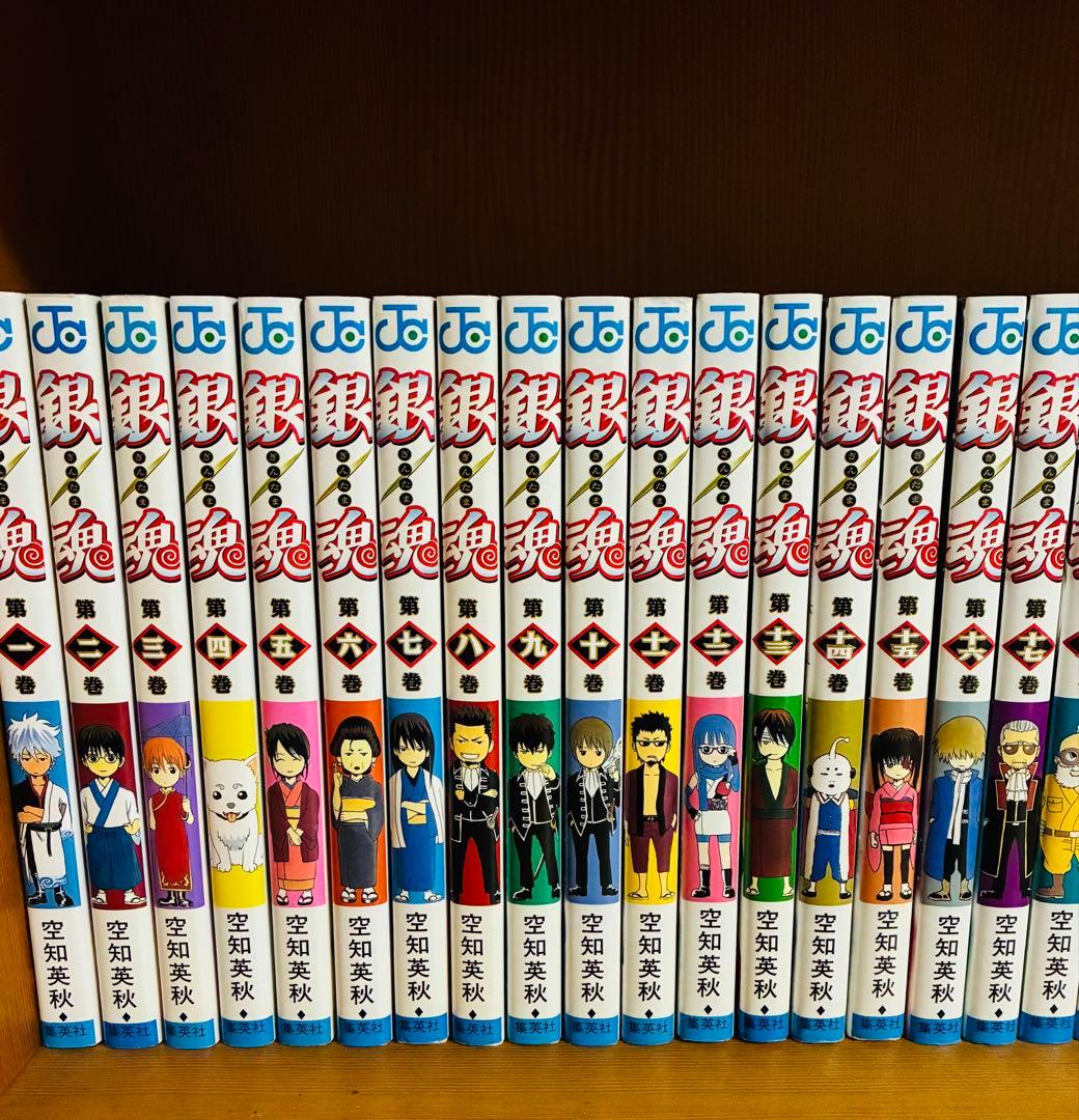 銀魂 全77巻 完結セット【DVD＋ペンケース＋色紙おまけ付】