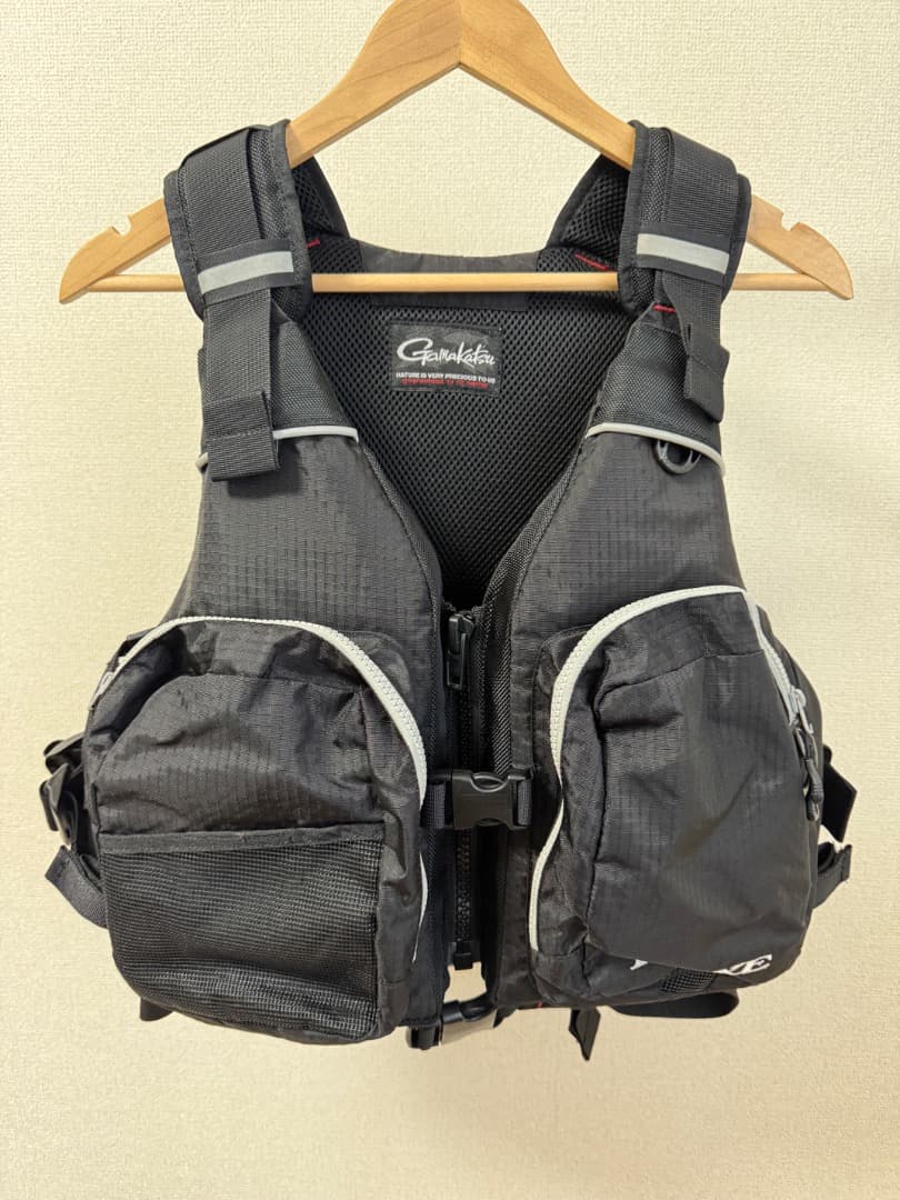 激レア 極美品 がまかつ LUXXE ラグゼ ショアキャスティングベスト