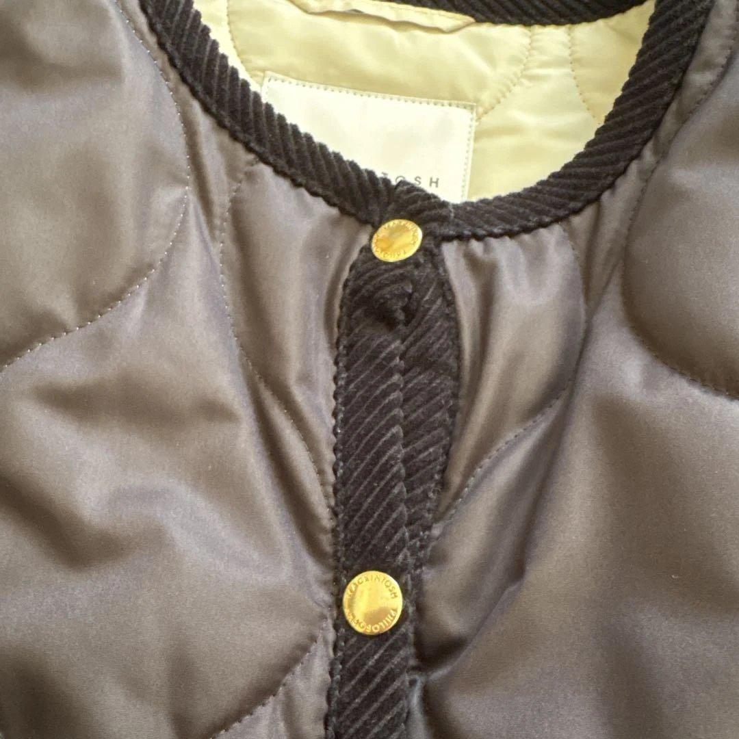 極美品✨マッキントッシュフィロソフィー　キルティング　ショート　M ネイビー