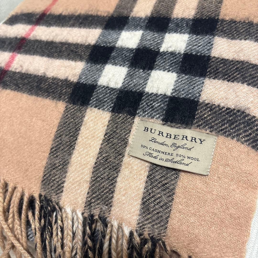 BURBERRY チェック柄マフラー バーバリーマフラー