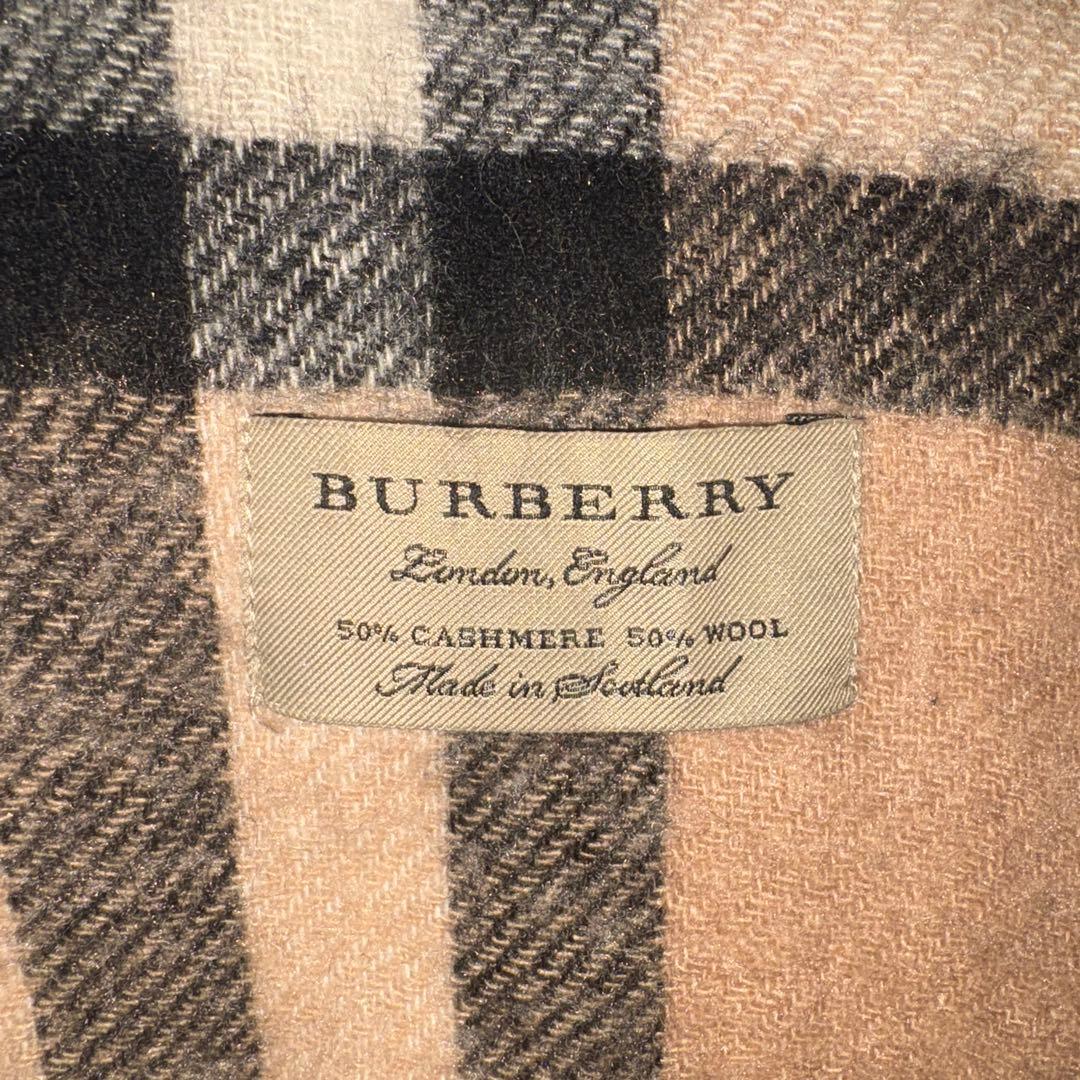 BURBERRY チェック柄マフラー バーバリーマフラー