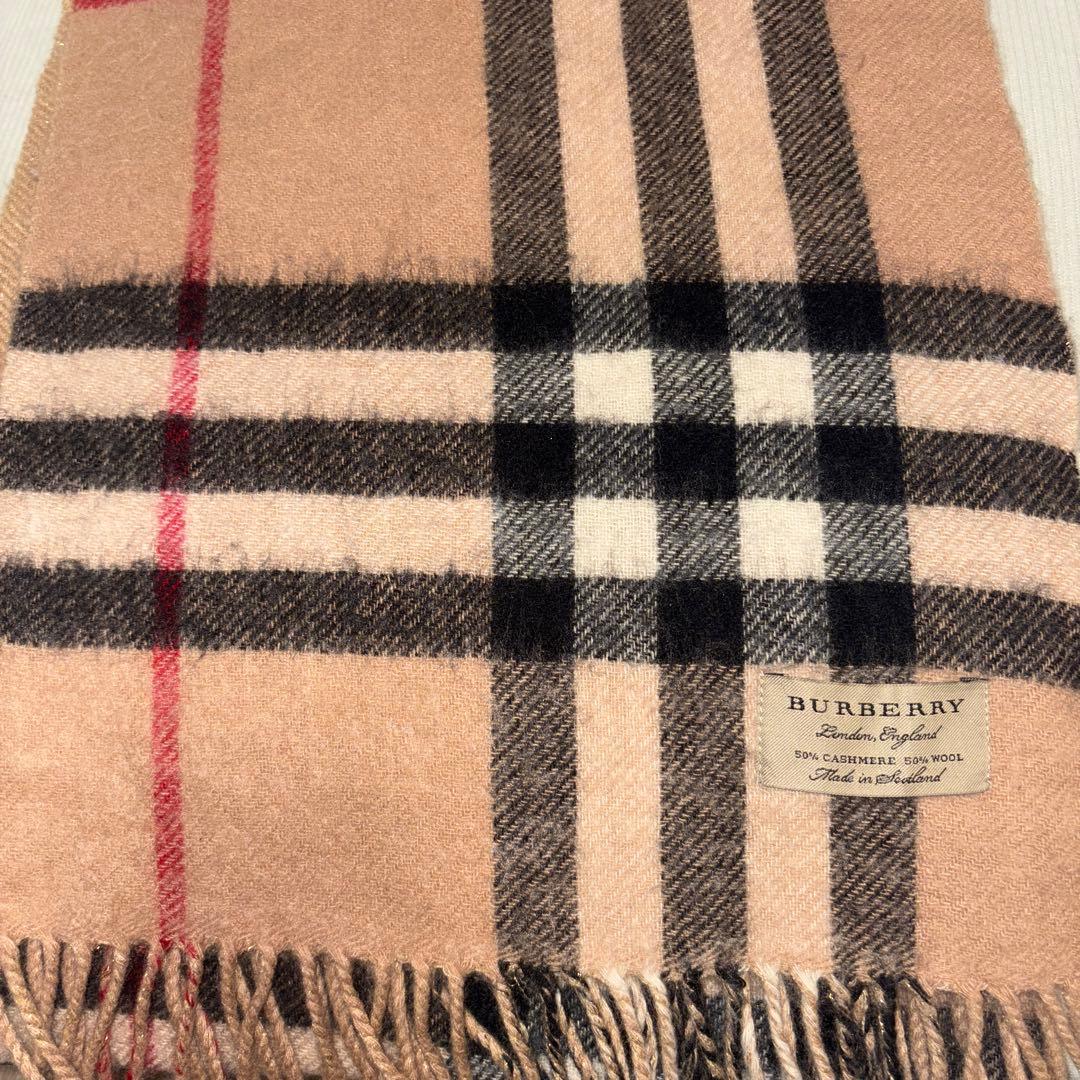 BURBERRY チェック柄マフラー バーバリーマフラー