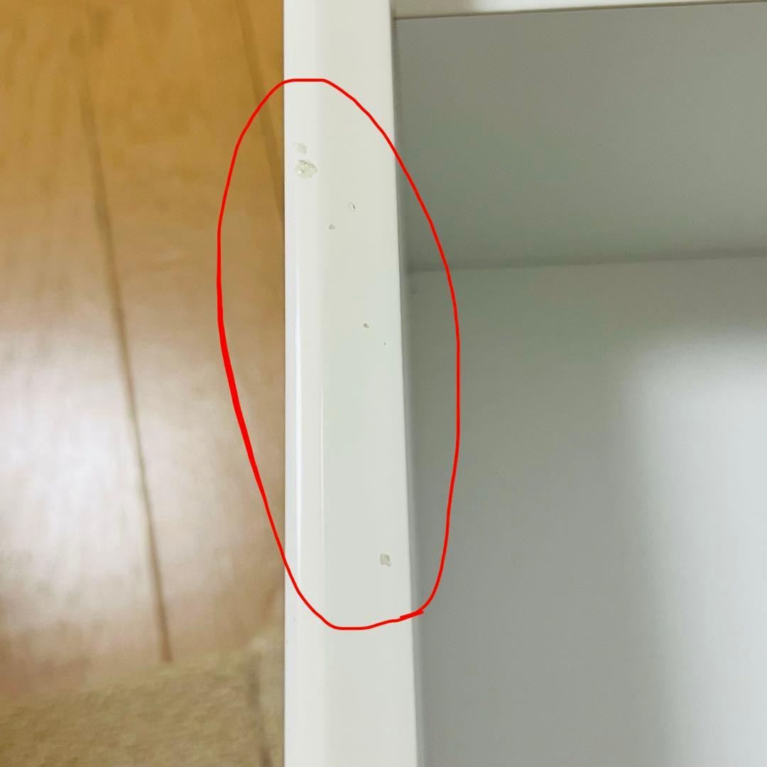 ニトリ ローチェスト クエス80-4LC ホワイト 収納 タンス 引き出し　4段