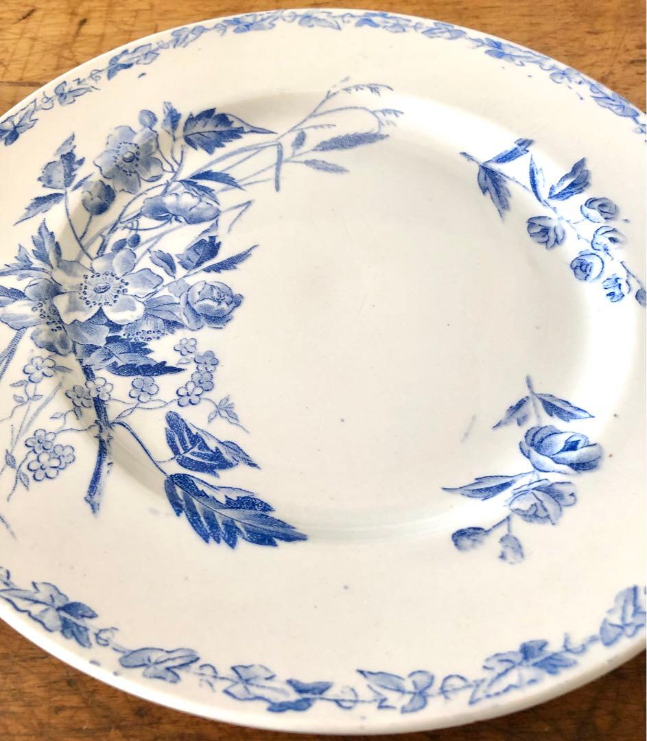 【ハル】クレイユモントロー 平皿プレート【A】【B】2枚セット