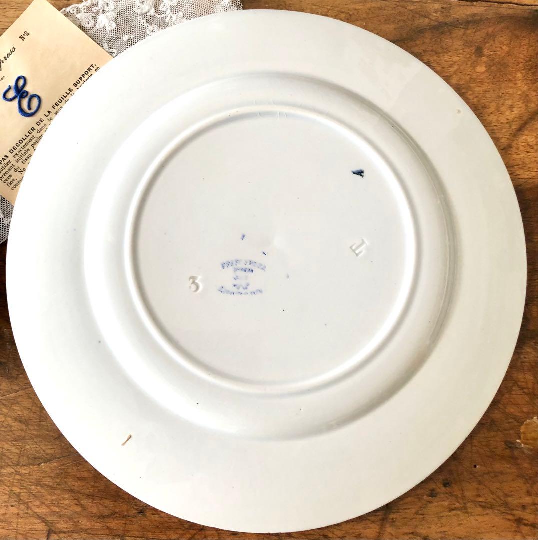 【ハル】クレイユモントロー 平皿プレート【A】【B】2枚セット