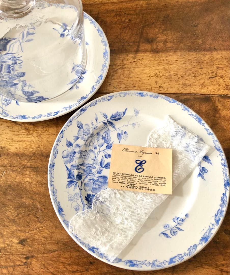 【ハル】クレイユモントロー 平皿プレート【A】【B】2枚セット