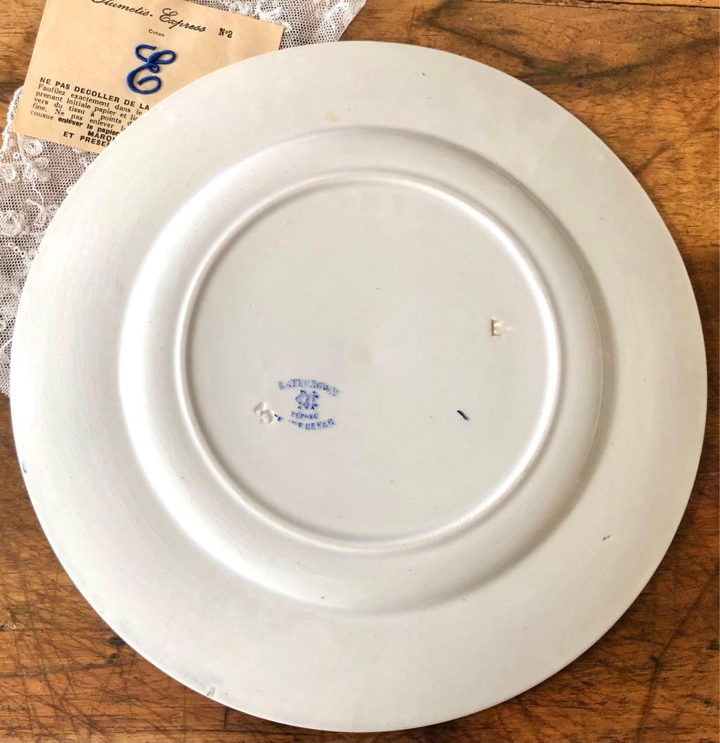 【ハル】クレイユモントロー 平皿プレート【A】【B】2枚セット