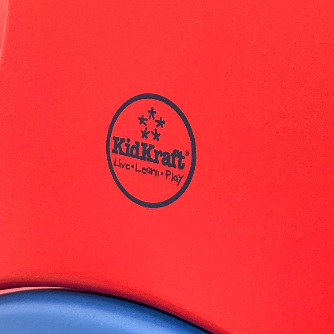 KidKraft 木製パズルピース本棚 3つの棚付き プライマリー