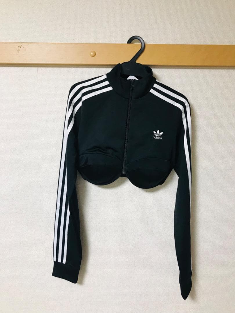 新品未使用⭐️adidas MONO JS CROP TT ブラック