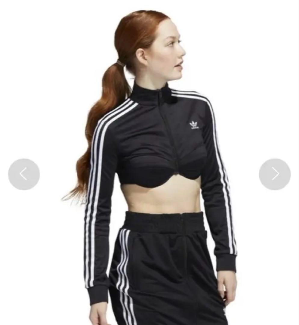 新品未使用⭐️adidas MONO JS CROP TT ブラック
