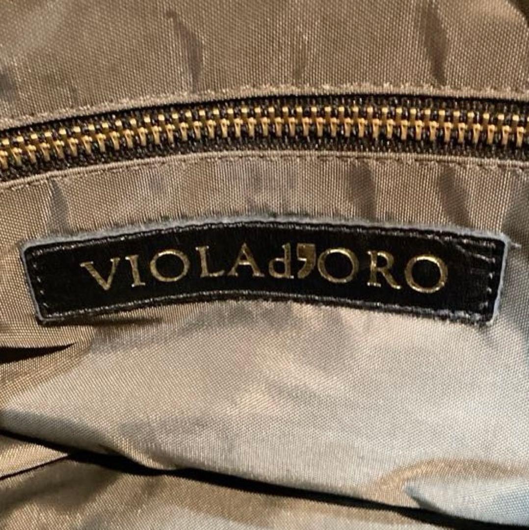 【美品】VIOLAd'ORO V-2037 2way ナイロントート　黒