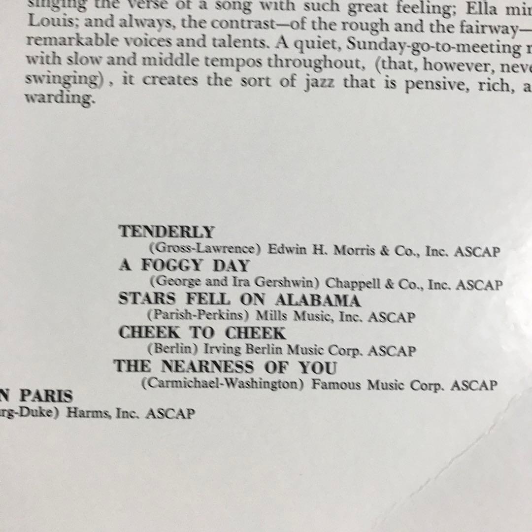 ELLA and LOUIS レコードLP