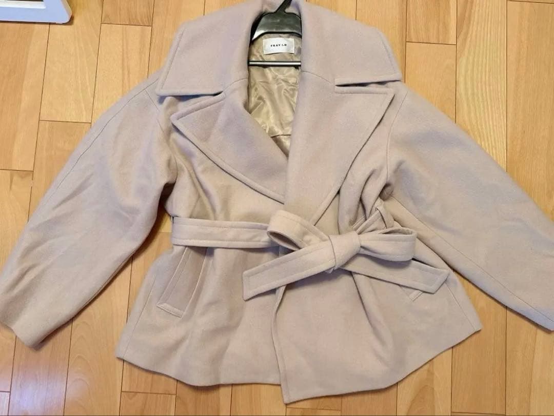 FRAY I.Dビッグカラーショートコート