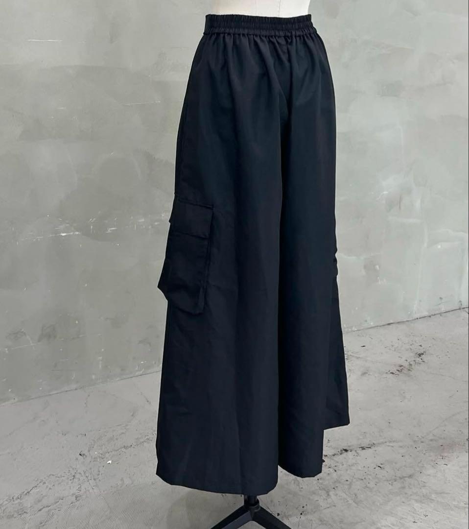 大人気♡♡Lig. リグドット♡低身長♡新品♡ワイドカーゴパンツ♡ブラック♡♡