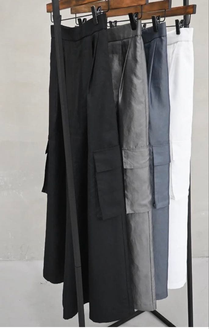 大人気♡♡Lig. リグドット♡低身長♡新品♡ワイドカーゴパンツ♡ブラック♡♡