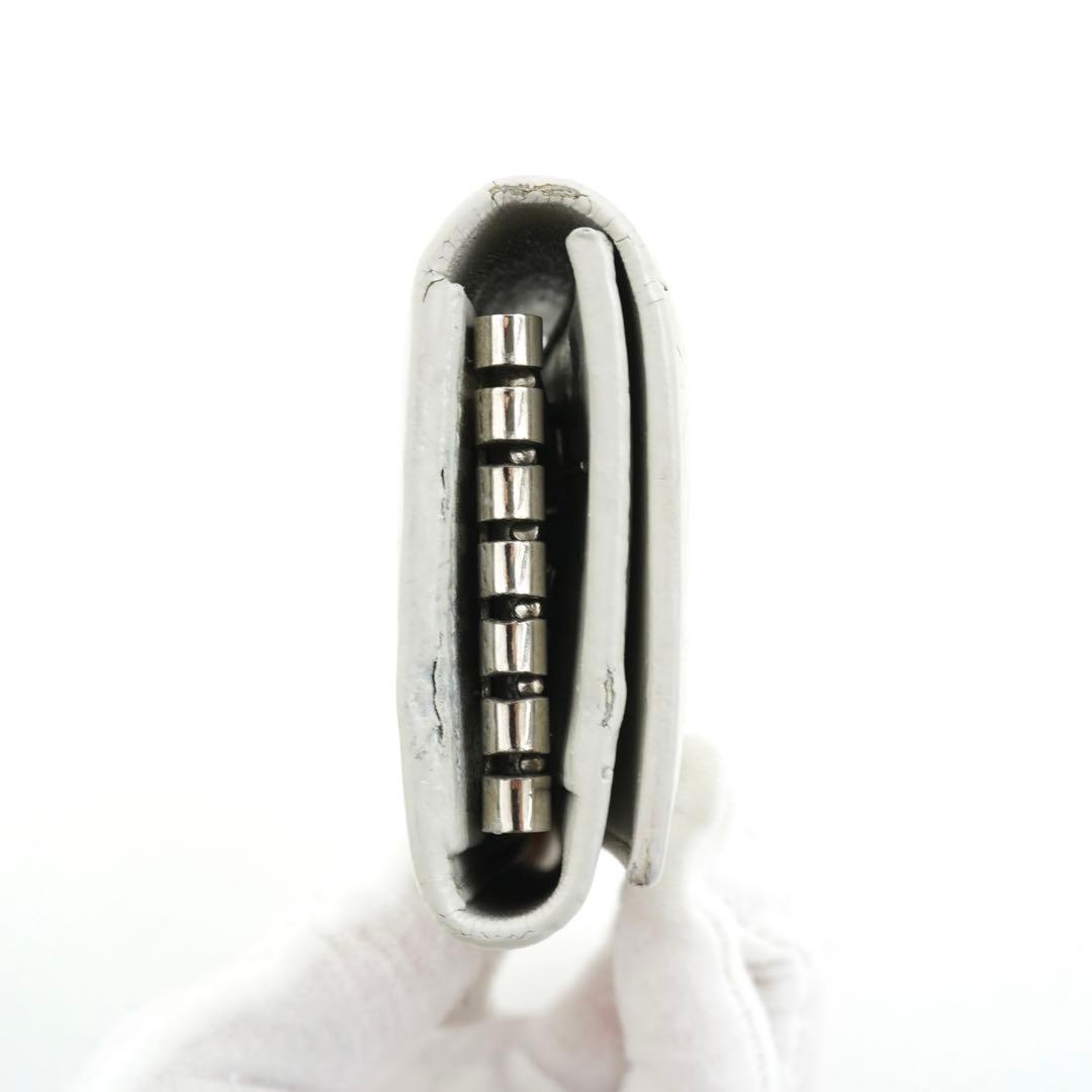 極美品✨箱付き　サンローラン　ysl キーケース　クロコ　カサンドラ　アイボリー