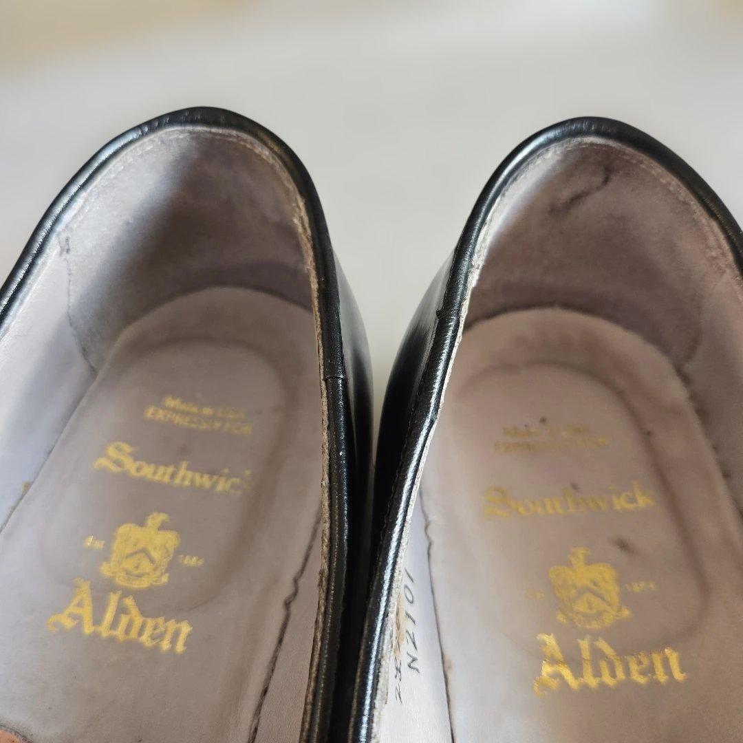 Alden コードバンワンピーススリッポン us7.5 付属品完備