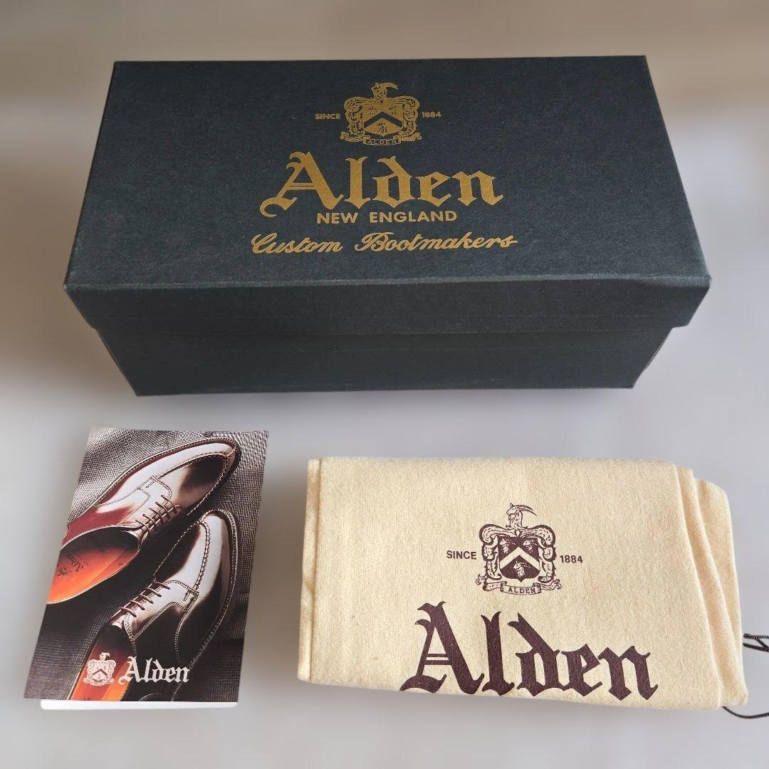 Alden コードバンワンピーススリッポン us7.5 付属品完備