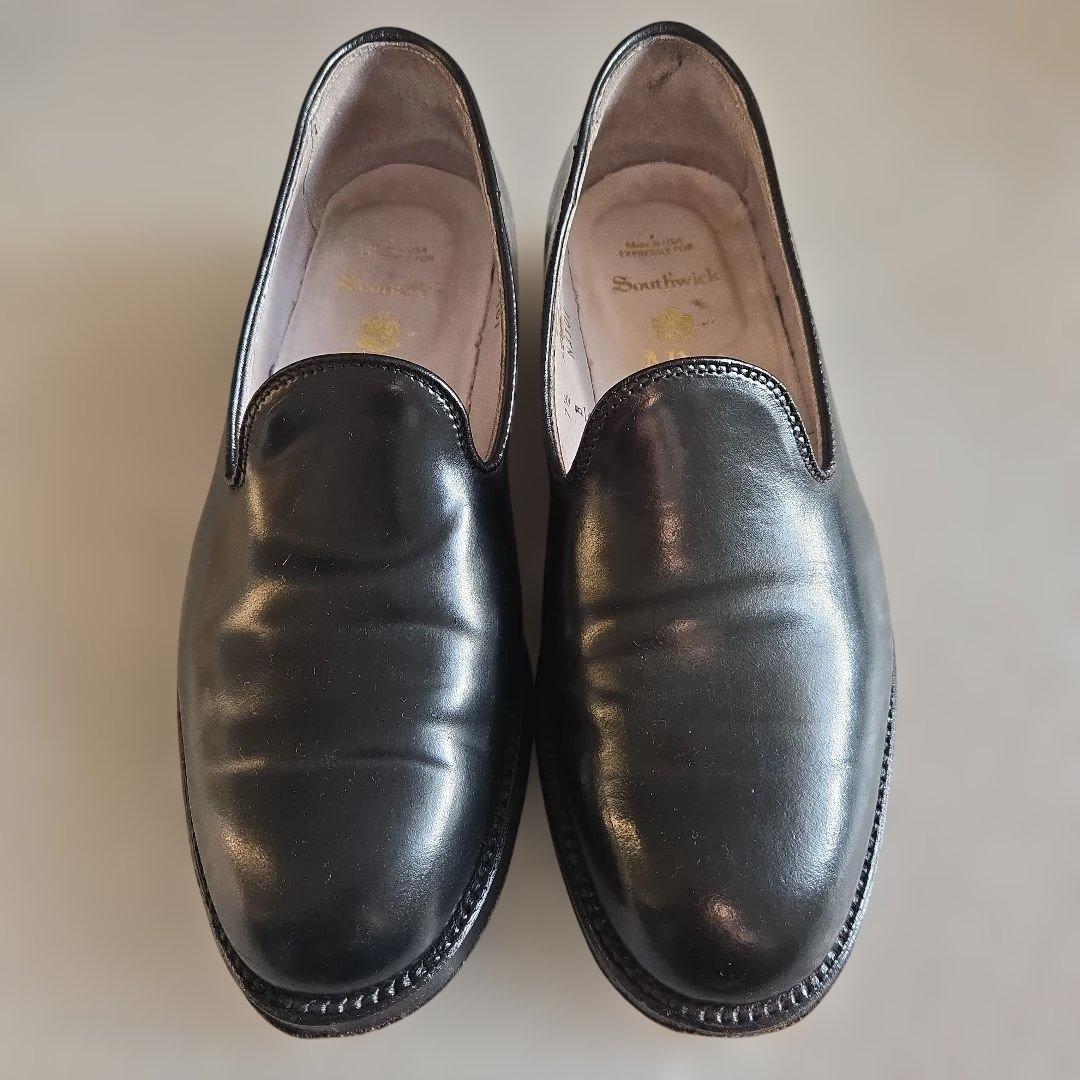 Alden コードバンワンピーススリッポン us7.5 付属品完備