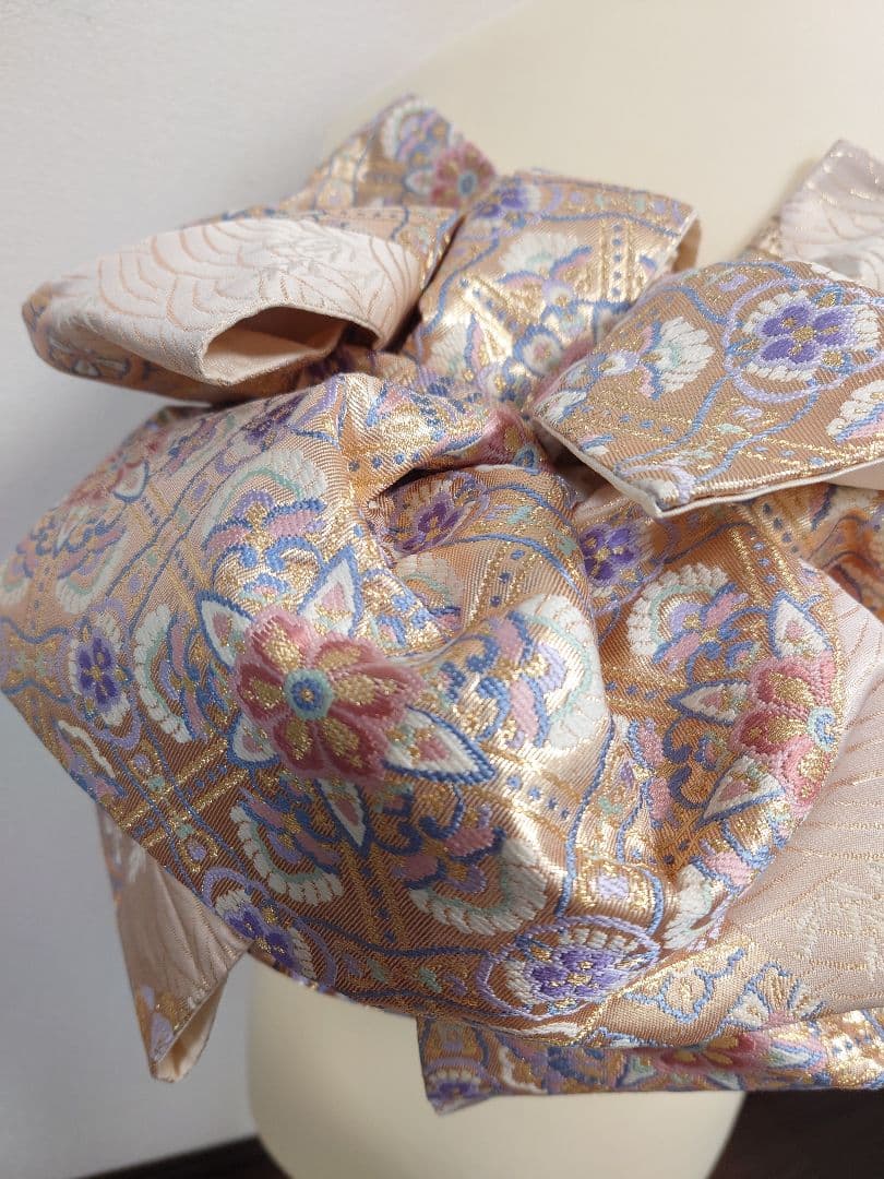 二部式　作り帯　振袖　成人式　正絹　袋帯