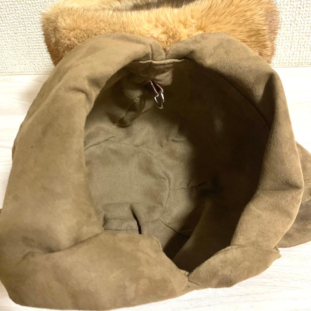 FOXEY フォクシー ハンプトンバスケット ミンクファー レザー バッグ