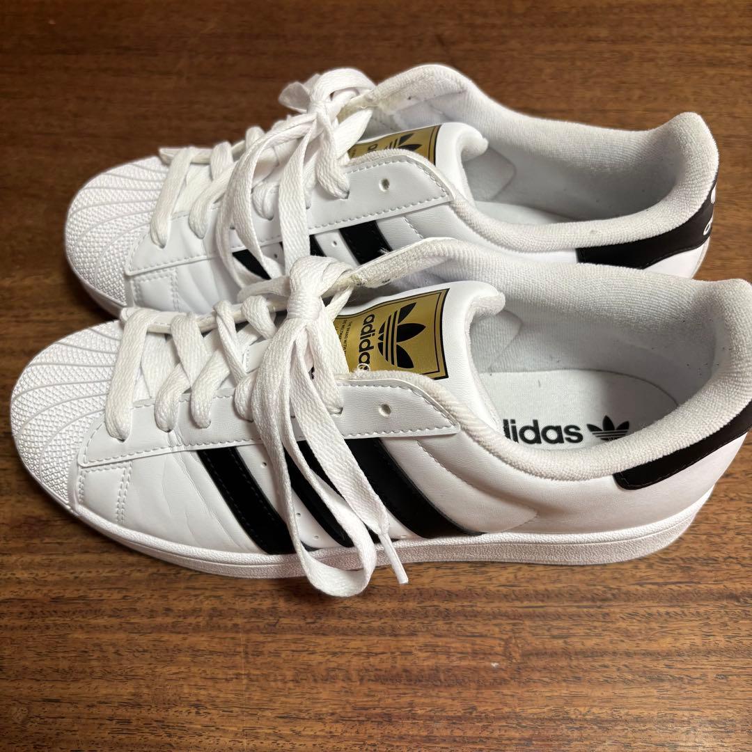 adidas スーパースター TD 25.5cm ホワイト ブラック