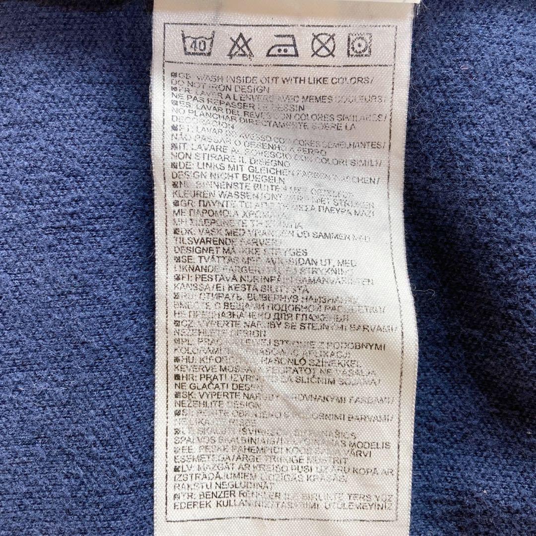 【NIKE】トラックジャケット M マルチカラー 刺繍ロゴ ネイビー