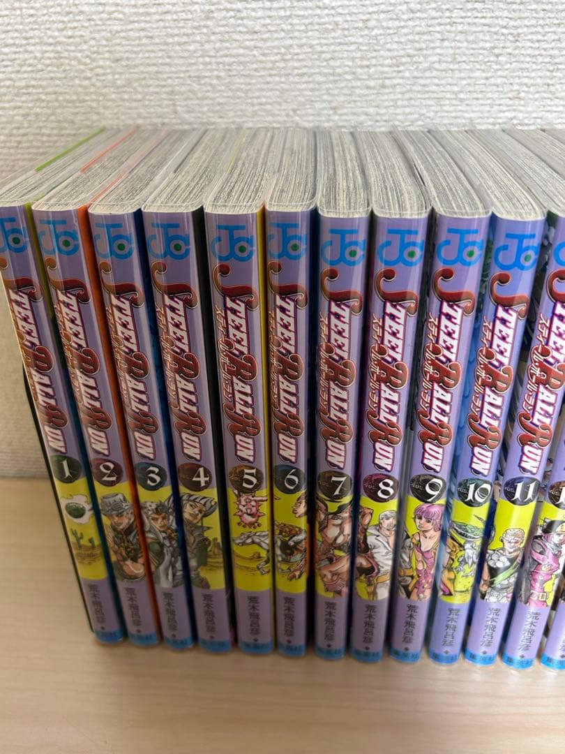 【極美品】ジョジョの奇妙な冒険第7部スティールボールラン全巻セット2022年増刷
