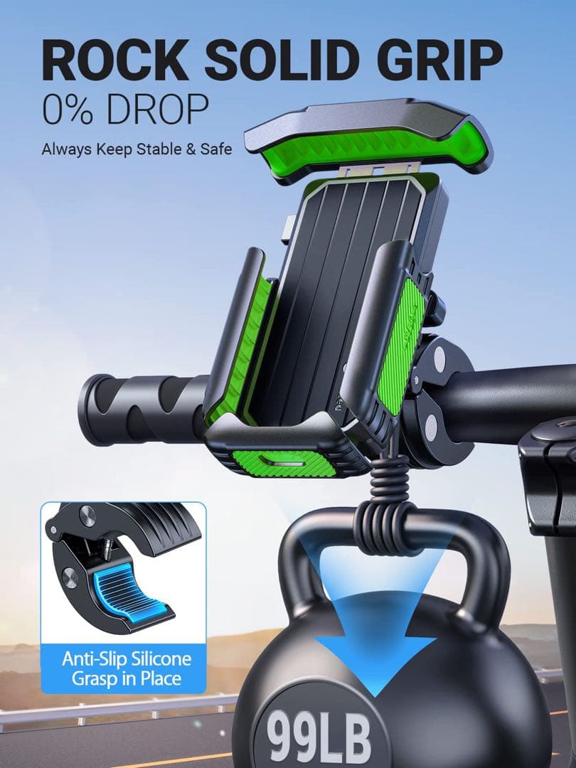 自転車用携帯電話マウント オートバイ用携帯電話マウント バイク電話ホルダー