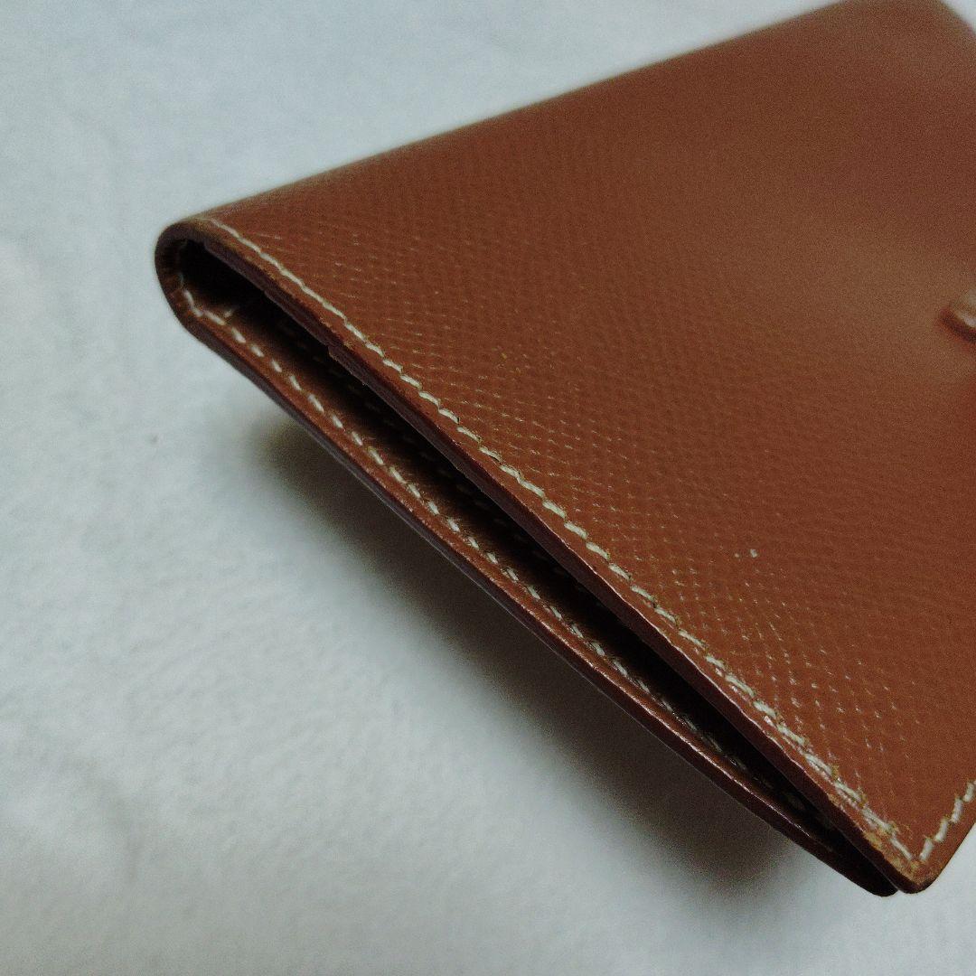 本日明日のみ値下げ！HERMES べアン ヴォーエプソン ゴールド 長財布 箱付