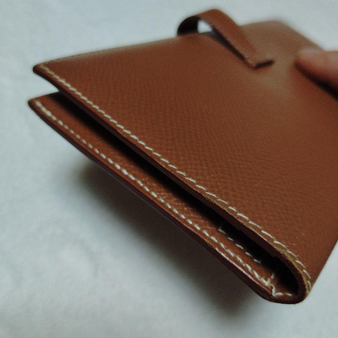 本日明日のみ値下げ！HERMES べアン ヴォーエプソン ゴールド 長財布 箱付