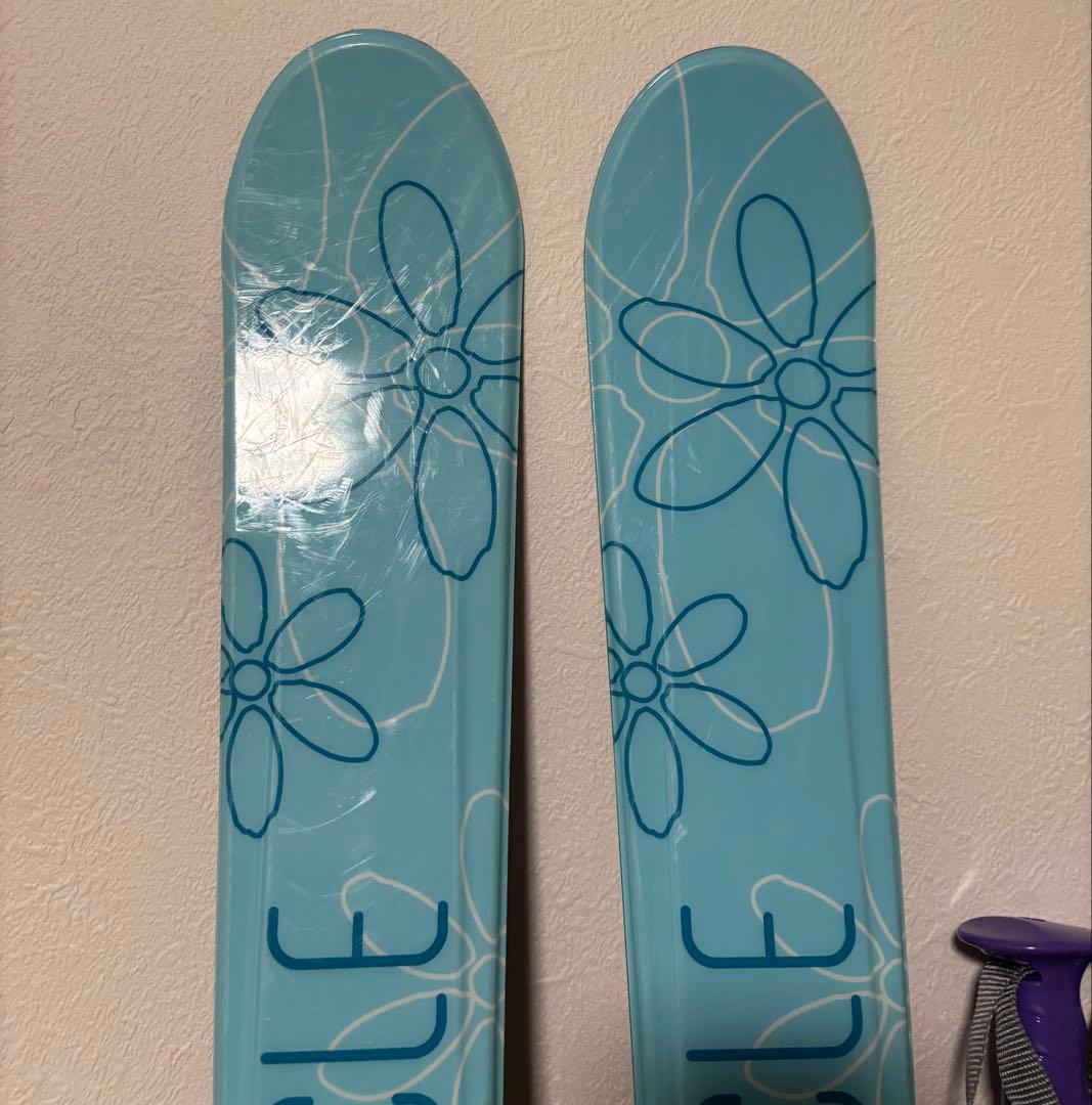 スキー板120センチ　ストック90センチ　セット