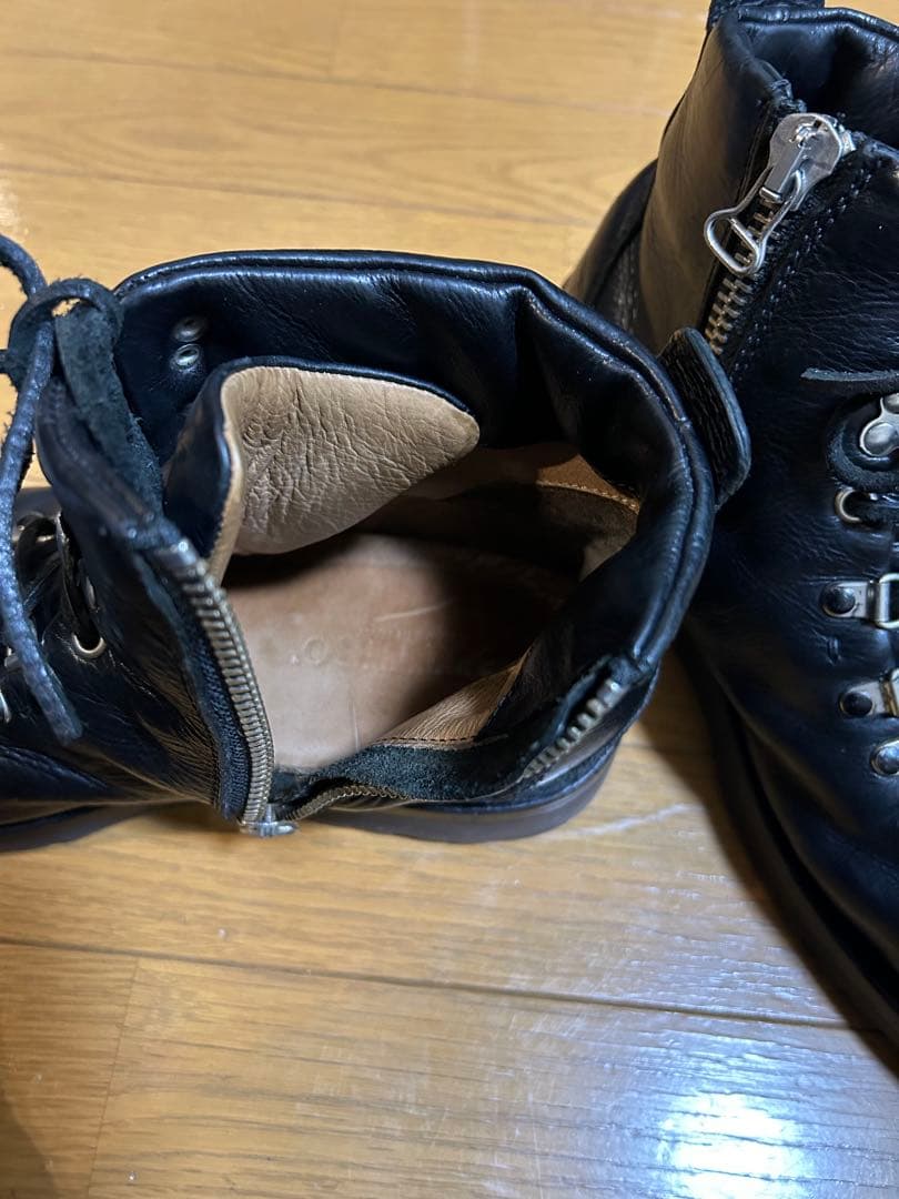 ブッテロ　サイドジップブーツ　人気商品！ マウンテンブーツ　レザーブーツ