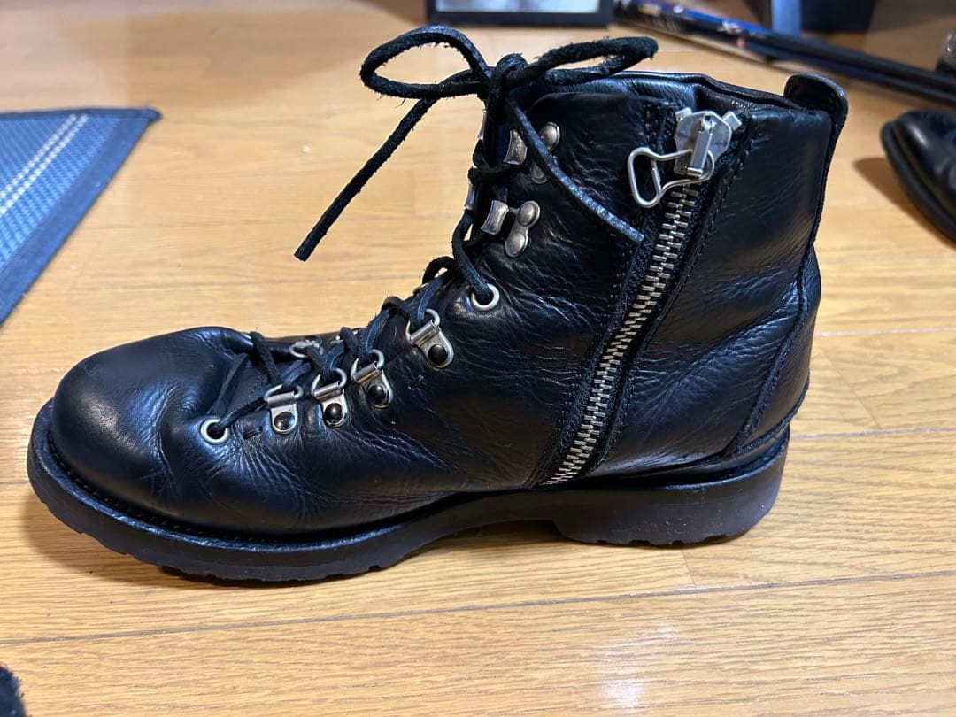 ブッテロ　サイドジップブーツ　人気商品！ マウンテンブーツ　レザーブーツ